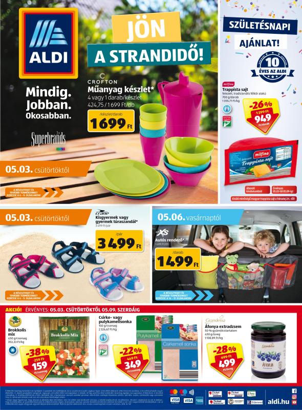 ALDI Akciós Újság 2018 05 03-05 09-ig - 01 oldal