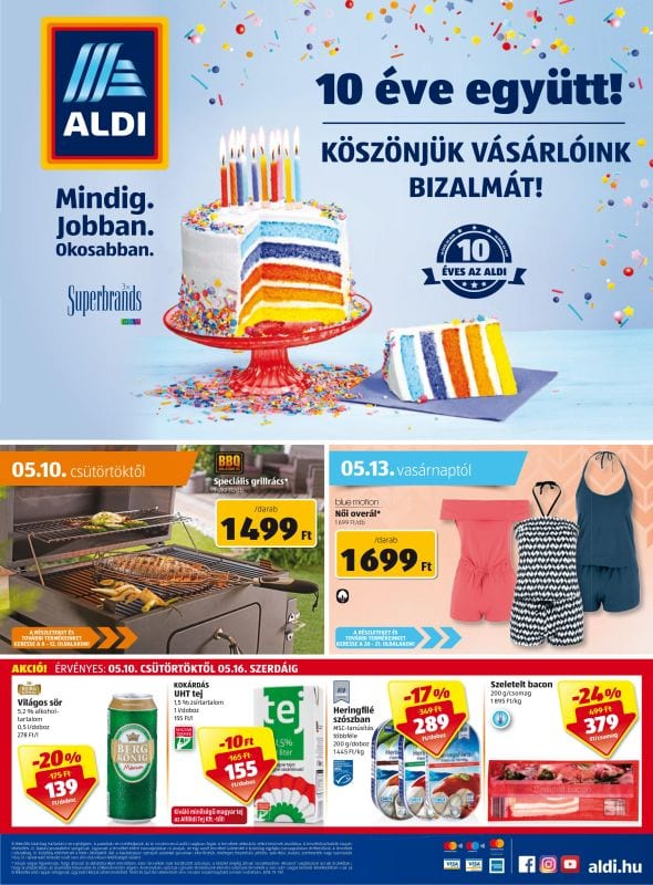 ALDI Akciós Újság 2018 05 10-05 16-ig - 01 oldal