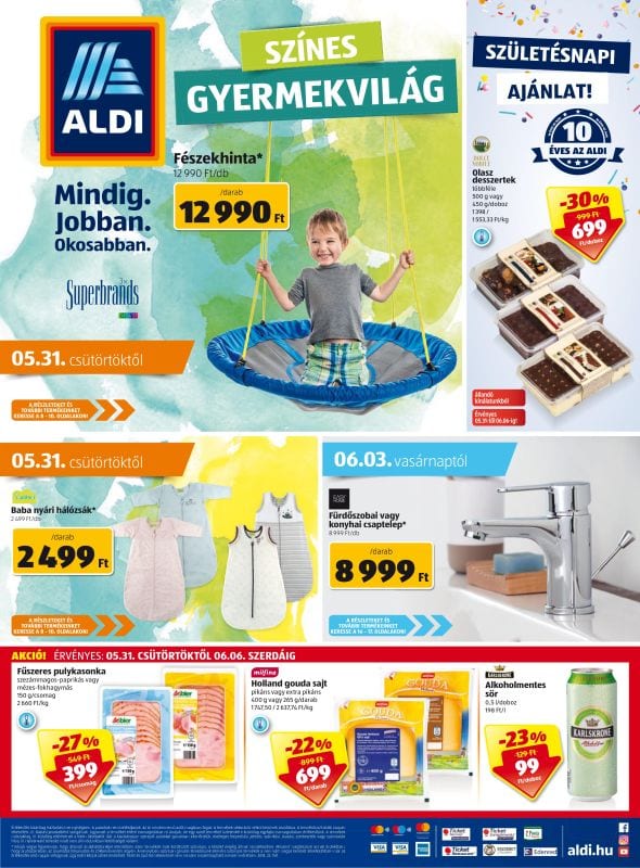 ALDI Akciós Újság 2018 05 31-06 06-ig - 01 oldal