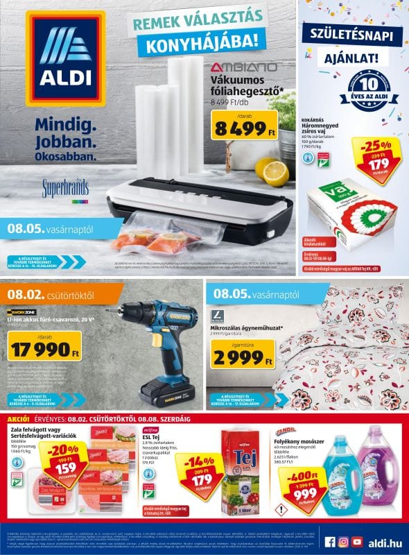 ALDI Akciós Újság 2018 08 02-08 08-ig - 01 oldal