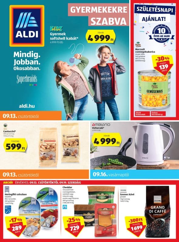 ALDI Akciós Újság 2018. 09.13-09.19-ig - 01 oldal