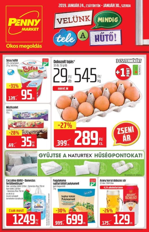 PENNY Akciós Újság 2019. 01.24-01.30-ig - 01 page(s)