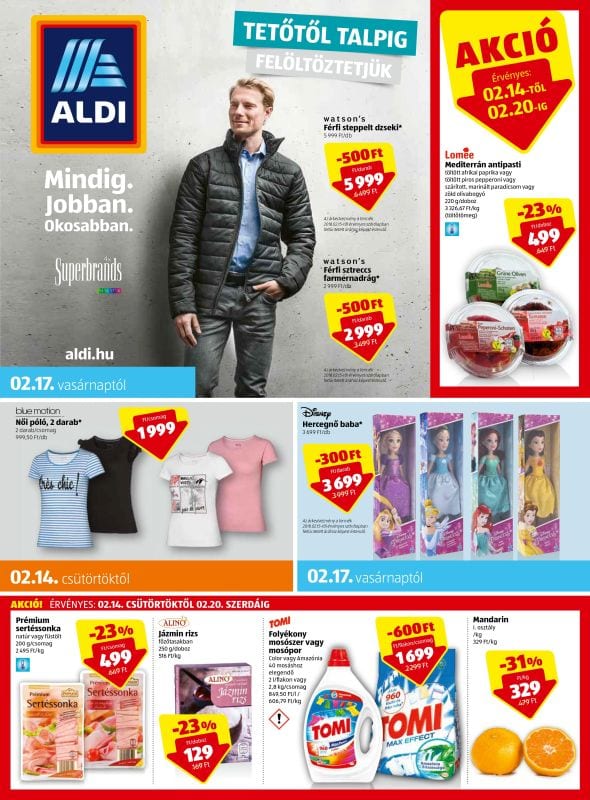 ALDI Akciós Újság 2019. 02.14-02.20-ig - 01 oldal