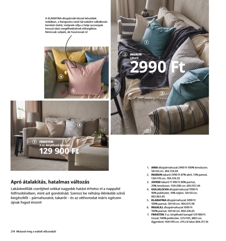 IKEA Katalógus 2021 - 214 oldal